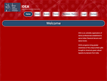 Tablet Screenshot of ideadancers.org